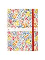 Agenda à élastique Oxford Flowers - 1 semaine sur 2 pages - 15 x 21 cm - Décor Peps - Hamelin