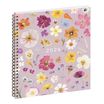 Agenda de bureau Chemin des Marettes Eurotime 22S spiralé - 1 semaine sur 2 pages - 18,5 X 22,5 cm - Rose - Exacompta