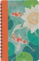 Agenda de poche spiralé Tokyo - 1 semaine sur 2 pages - 10 x 15 cm - poissons - Oberthur