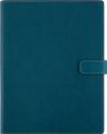 Agenda Milano - 1 semaine sur 2 pages - 22 x 28 cm - vert canard - Oberthur