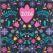 Agenda Lima - 1 semaine sur 2 pages - 16,5 x 16,5 cm - noir - Oberthur