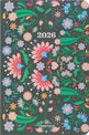 Agenda Lima - 1 semaine sur 2 pages - 10 x 15 cm - vert - Oberthur