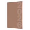 Agenda Dublin - 1 semaine sur 2 pages - 17 x 24,5 cm - marron - Oberthur