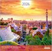 Calendriers 30x30cm 16 mois Aquarupella - Patrimoine mondial