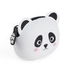 Mini porte-monnaie Panda Back2Fun -  silicone doux et design adorable.