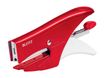 Leitz WOW - Pince agrafeuse - 15 feuilles / 1.5 mm - No.10 - métal - rouge