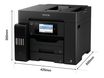 Epson EcoTank ET-5855 - Imprimante jet d'encre multifonction couleur A4 - USB, LAN, Wi-Fi(ac) - noir
