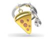Metalmorphose - Porte-clés - pizza
