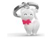 Metalmorphose - Porte-clés - chat blanc