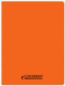 Conquérant Classique - Cahier polypro 24 x 32 cm - 96 pages - petits carreaux (5x5) - Orange