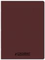Conquérant Classique - Cahier polypro 24 x 32 cm - 96 pages - Grands Carreaux ( Seyès) - Marron