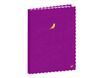 Exacompta - Carnet de notes - 15 x 21 cm - 48 feuilles / 96 pages - couverture violette