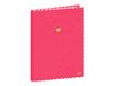 Quo Vadis Fantasy - Carnet de notes - A5 - 48 feuilles / 96 pages - couverture rose