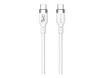 HyperJuice - Câble USB - 24 pin USB-C (M) pour 24 pin USB-C (M) - USB 2.0 - 1 m - Alimentation USB (240 W), gamme de puissance étendue (EPR) - blanc
