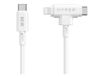 HyperJuice - Câble Lightning - 24 pin USB-C mâle pour 24 pin USB-C, Lightning mâle - 1.5 m - blanc