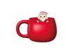 Tasse en céramique avec breloque Santa – Mug Noël