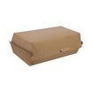 50 Boîtes sandwich Kraft brun  - 220 x 107 x 75 mm