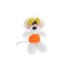 Porte-clés peluche Diddlina en robe orange 15cm