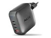 NGS - Chargeur secteur - Ultra Rapide - 165 Watt - 4 connecteurs de sortie (3 x USB-C, USB type A) - noir