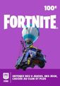 Carte dématérialisée Epic Fortnite 100€