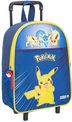 Sac à dos à roulettes Pokémon - 32 cm - 1 compartiment - bleu