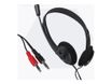 iggual Easy Call - Auricular - en oreja - cableado - USB-A, conector de 3,5 mm