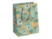Clairefontaine - Sac cadeau moyen 21,5 x 10,2 x 25,3 cm - jardin - vert