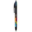 BIC 4 Couleurs Original - Stylo à bille 4 couleurs (rouge, bleu, vert, noir) - décors hydro noir