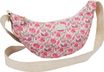 Sac demi lune Bahia - Fleurs batik - Oberthur