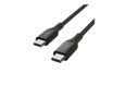Belkin BOOST CHARGE - Câble USB - 24 pin USB-C (M) pour 24 pin USB-C (M) - USB 2.0 - 2 m - jusqu'à 240 W de puissance - noir