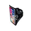 Wantalis - Brassard pour téléphone portable - Lycra, élasthanne - noir - 5.8"