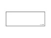 Pickup - Panneau blanc sans texte - 330 x 120 mm