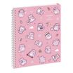 Cahier de textes à spirale Pembe - 17 x 22 cm - cute - Exacompta