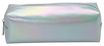 Trousse rectangulaire SCHOOL "Shine" coloris silver
