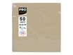 Pronappe - 50 Serviettes - Taille 20 x 20 cm - jetable - ficelle marron