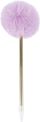 Styllo bille Pompon mauve - Oberthur