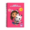 Cahier de texte Gabby et la maison magique - 18x22 cm - Rose - Bagtrotter