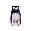 Sac à dos à roulettes Lililou - 2 compartiments - Beige - Bagtrotter