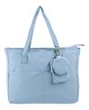 Oxford Identity -Bolso parsa accesorios 34x31x2,5 - 1 compartimento - Azul