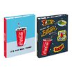 Classeur pelliculé 4 anneaux 3 cm COCA-COLA TASTY