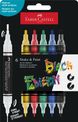 Black Edition Shake & Paint Acrylic Markers Classic x 6