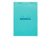 RHODIA - Bloc note - A5 (148 x 210 mm) - 80 feuilles / 160 pages - petits carreaux - couvertures aux couleurs assorties