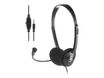 NGS MS103 Max - Casque filaire avec micro - jack 3,5 mm - noir
