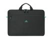 Riva Case Gremio 5516 - Sacoche éco pour ordinateur portable 15,6"–16" - Noir