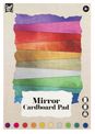 Bloc de papier - cartonne miroir de couleur A4 - 10 feuilles - 250 gr