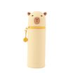 Capybara - Trousse silicone - 1 compartiment - beige