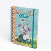 Diddl - Cahier à spirale A5 élastique à paillettes