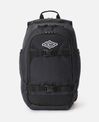 RIP CURL – Sac à dos Washed Black – 2 compartiments – 49 × 32 × 22 cm
