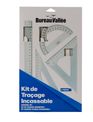 Kit de Traçage 4 Pièces - Incassable - Bureau Vallée