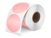 NEUTRAL - 1 rouleau de 750 étiquettes pour PL70E/PL80E - rose - diamètre 51 mm